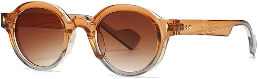 MUTYNE Модные круглые солнцезащитные очки для женщин и мужчин в винтажном стиле с заклепками, солнцезащитные очки с защитой от УФ-излучения UV400 и градиентным переходом цвета, Orange Brown
MUTYNE Модные круглые солнцезащитные очки для женщин и мужчин в винтажном стиле с заклепками, солнцезащитные очки с защитой от УФ-излучения UV400 и градиентным переходом цвета, Orange Brown