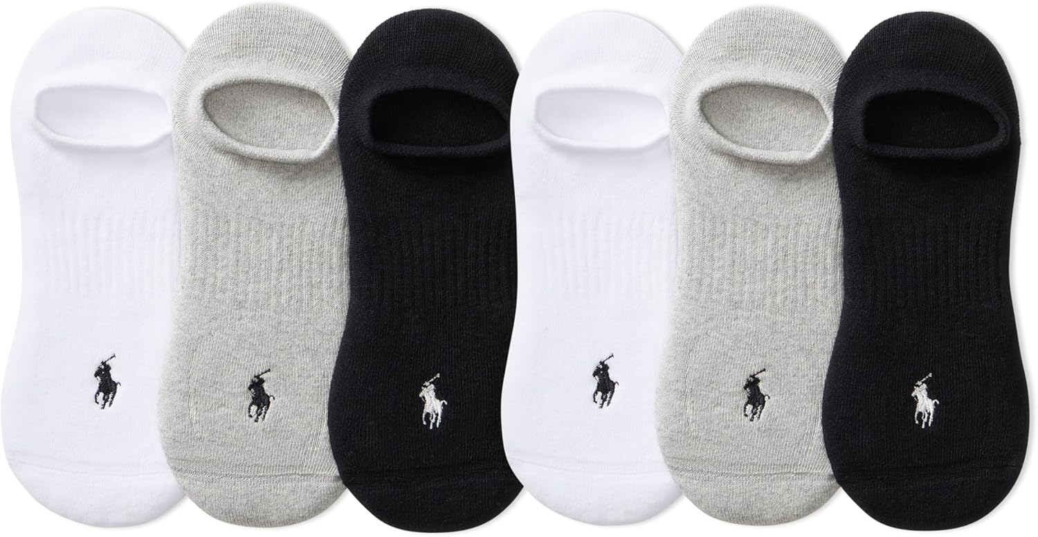 POLO RALPH LAUREN Носки Athletic Performance Low Cut (6 пар), Gray Assorted No Show
POLO RALPH LAUREN Носки Athletic Performance Low Cut (6 пар), Gray Assorted No Show