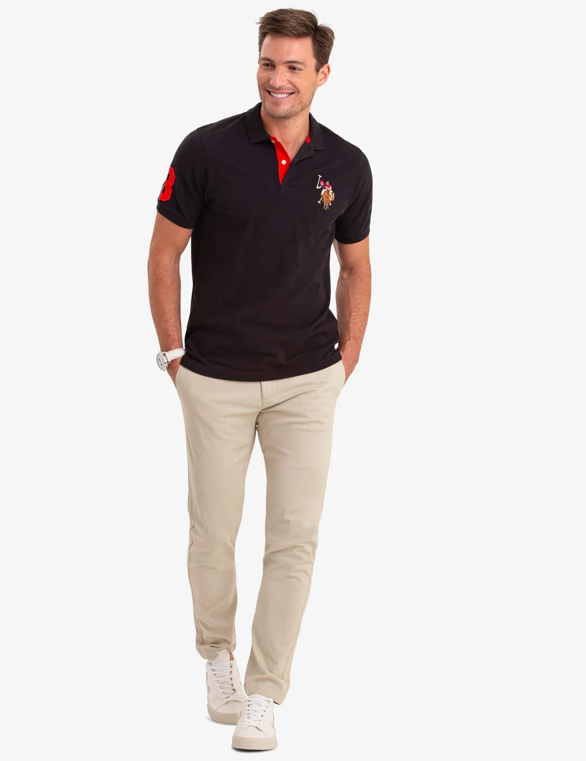 Футболка поло U.S. Polo Assn. Multi Color Big Logo Solid, черный
Футболка поло U.S. Polo Assn. Multi Color Big Logo Solid, черный
