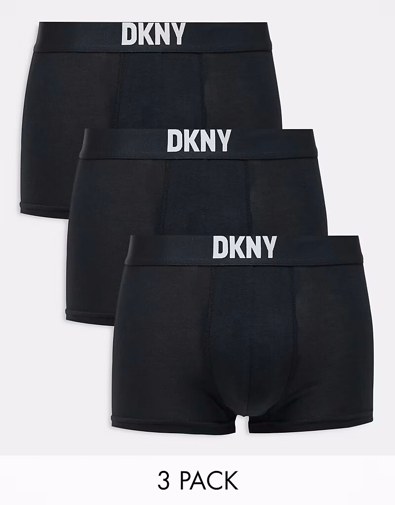 DKNY 3 пары трусов-боксеров New York Modal черного цвета
DKNY 3 пары трусов-боксеров New York Modal черного цвета