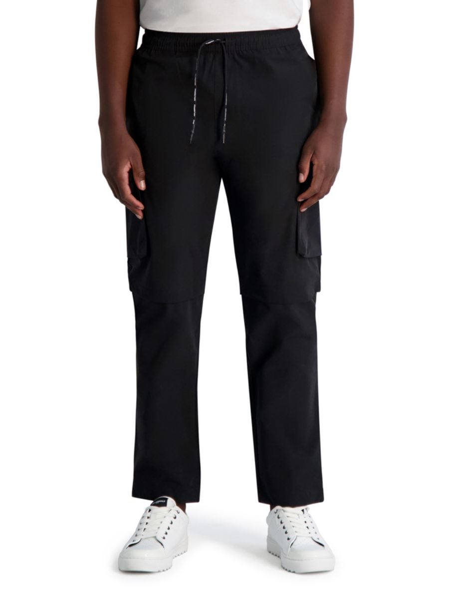 Брюки-карго на завязках Karl Lagerfeld Paris, черный
Брюки-карго на завязках Karl Lagerfeld Paris, черный