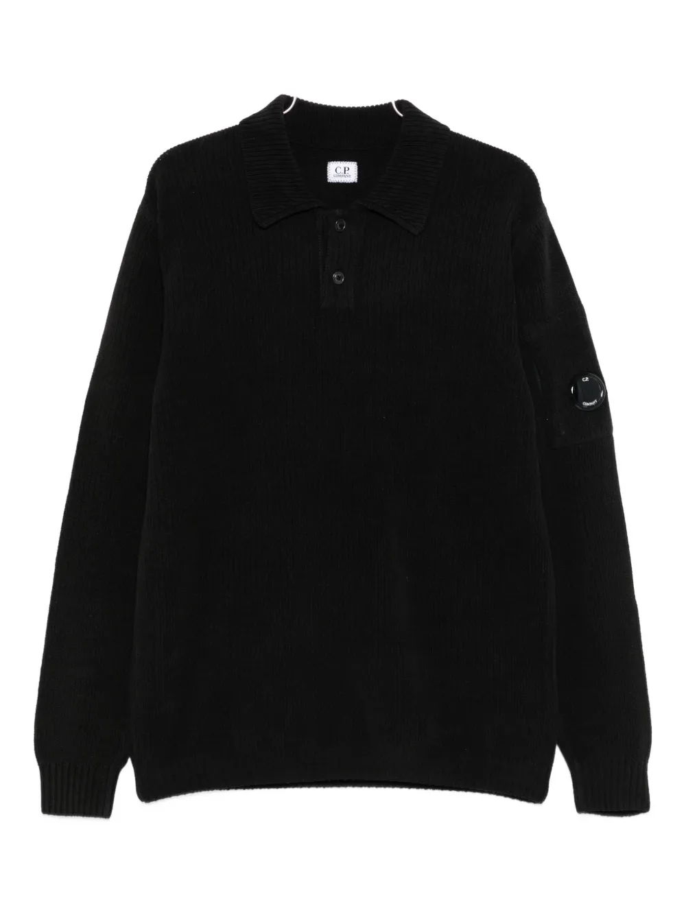 Рубашка-поло в рубчик C.P. Company, черный
Рубашка-поло в рубчик C.P. Company, черный