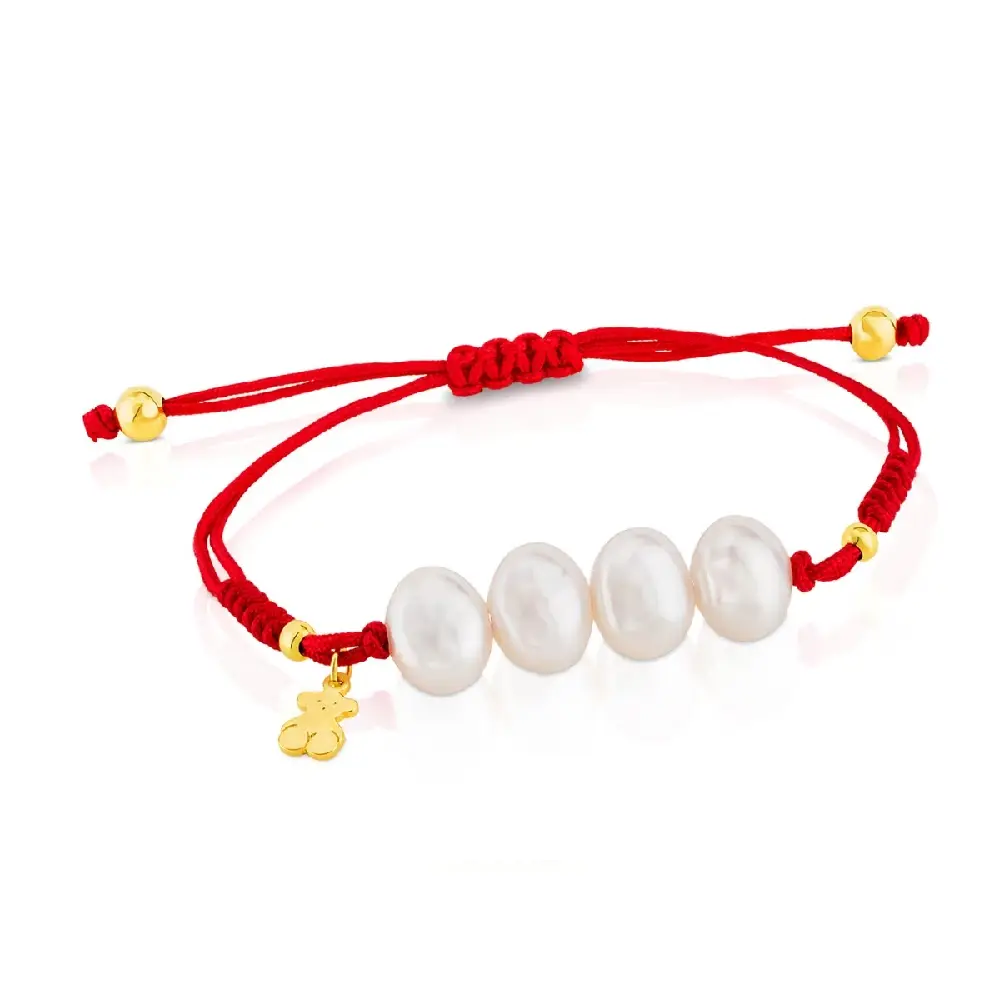 Браслет Tous Vermeil Silver Tous Nudos With Pearls, позолоченное серебро/жемчуг/красный
Браслет Tous Vermeil Silver Tous Nudos With Pearls, позолоченное серебро/жемчуг/красный