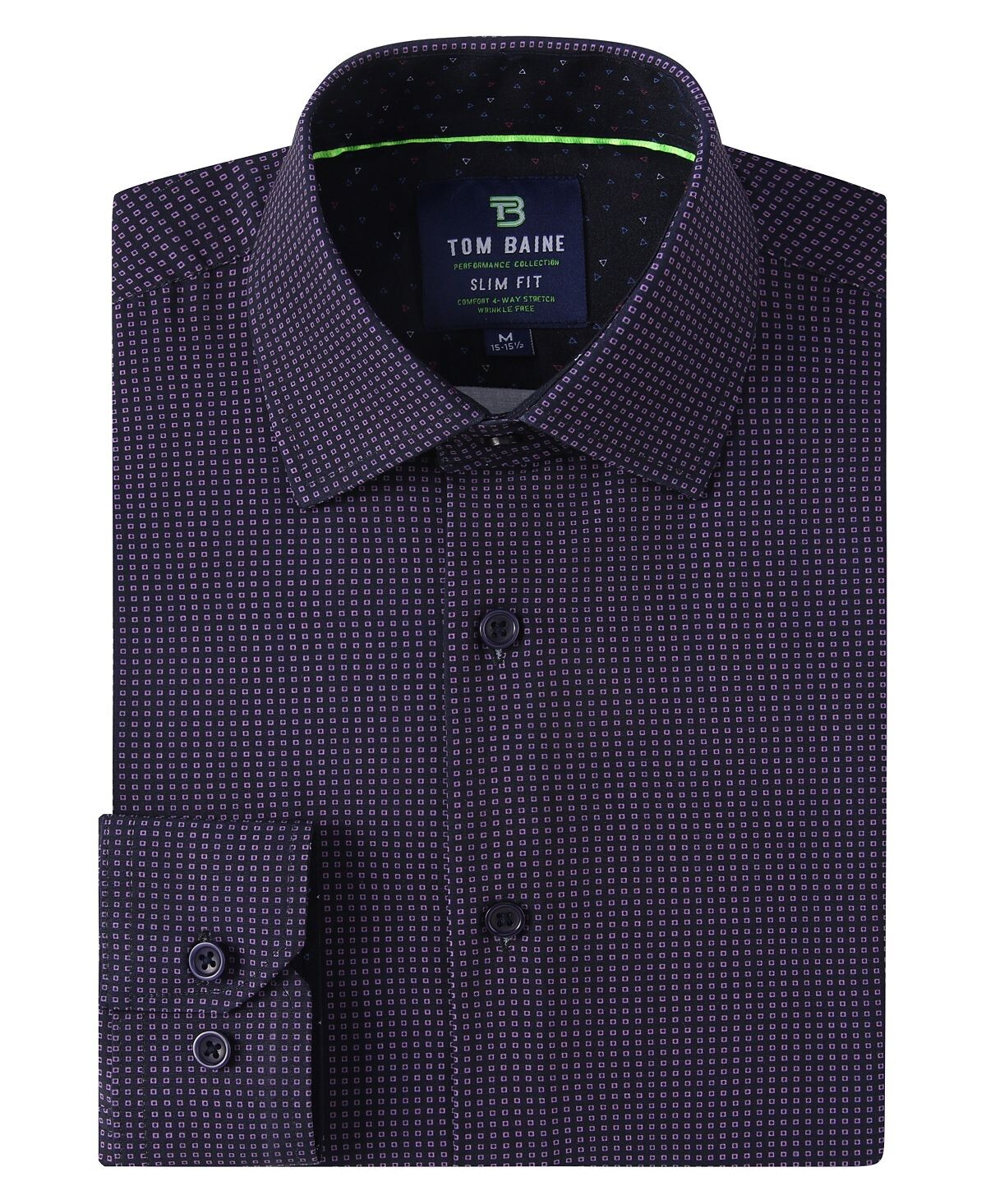 Мужская классическая рубашка slim fit с длинным рукавом и геометрическим рисунком Tom Baine, мульти
Мужская классическая рубашка slim fit с длинным рукавом и геометрическим рисунком Tom Baine, мульти