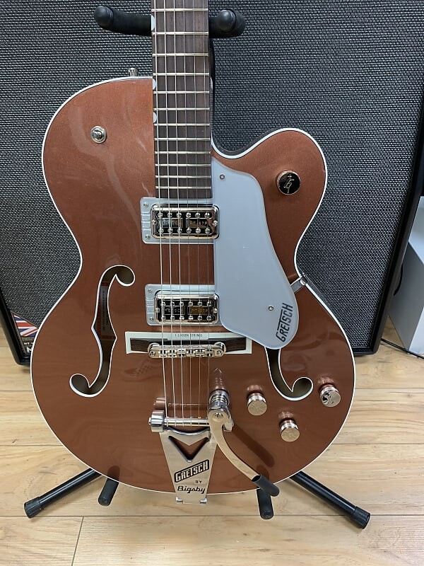 Электрогитара Gretsch Anniversary 2023 - 2 Tone Copper/Sahara Metalic
Электрогитара Gretsch Anniversary 2023 - 2 Tone Copper/Sahara Metalic