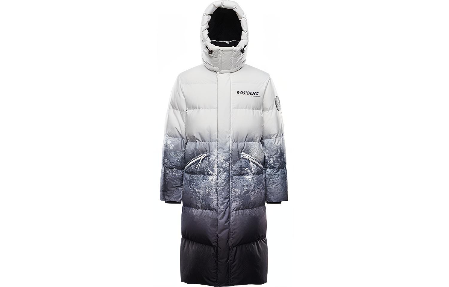 Коллекция модных спортивных зимних пуховиков Unisex черный BOSIDENG, облачно-белый 8211 
Коллекция модных спортивных зимних пуховиков Unisex черный BOSIDENG, облачно-белый 8211