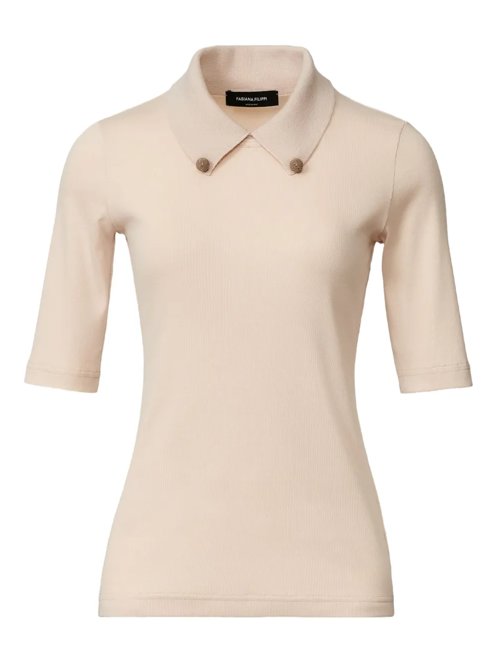 Топ с декорированным воротником Fabiana Filippi, нейтральный
Топ с декорированным воротником Fabiana Filippi, нейтральный