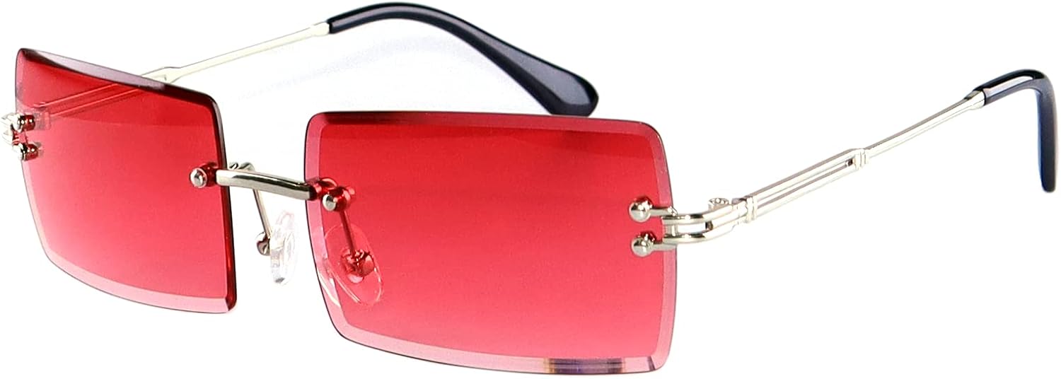 Солнцезащитные очки LASPOR серебристого цвета, прямоугольной формы, для мужчин и женщин, ретро-винтаж 90-х и 2000-х годов, квадратные, без оправы, тонированные, Silver-red
Солнцезащитные очки LASPOR серебристого цвета, прямоугольной формы, для мужчин и женщин, ретро-винтаж 90-х и 2000-х годов, квадратные, без оправы, тонированные, Silver-red