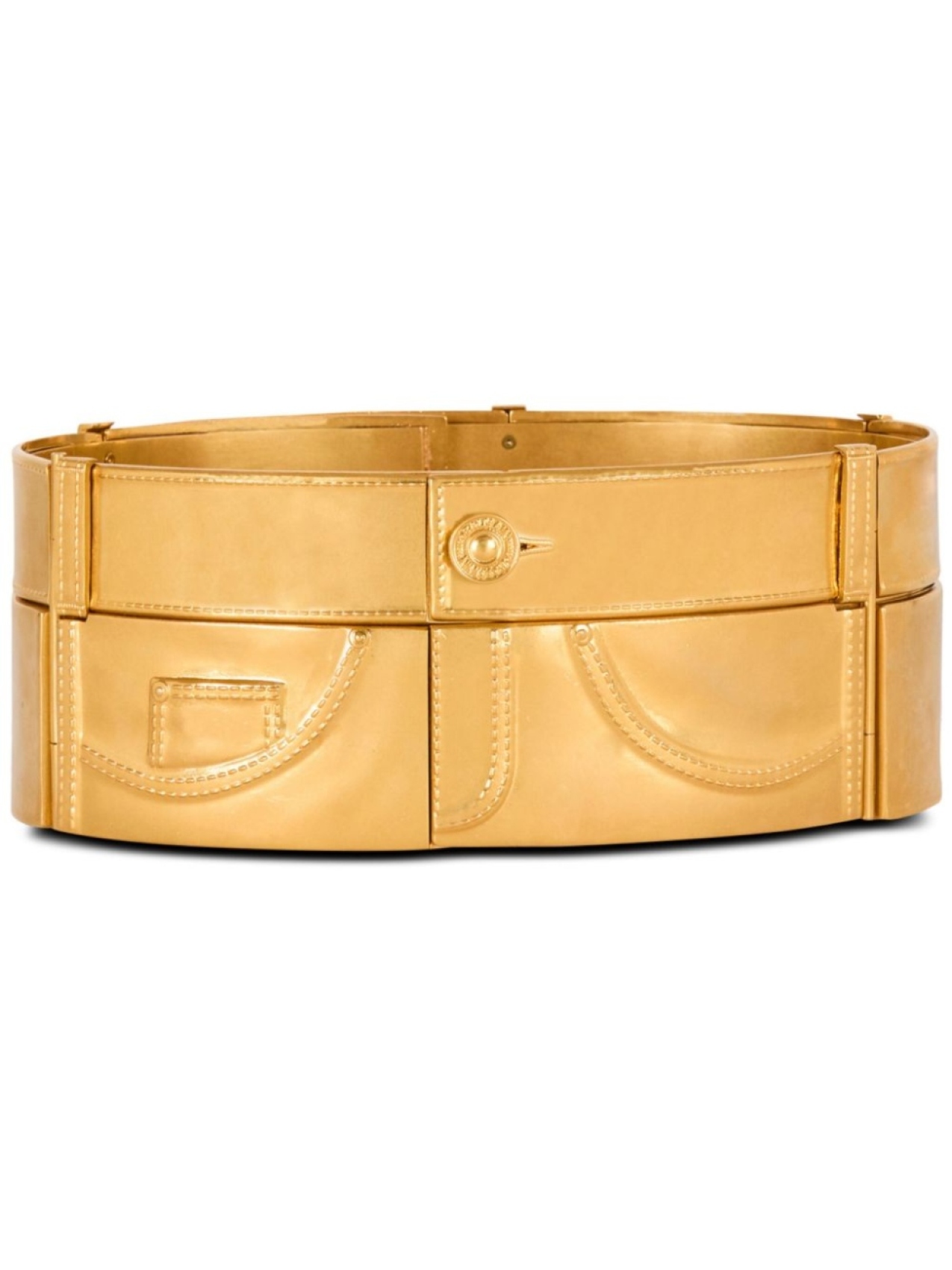 Balmain ремень с джинсовым эффектом, золотой
Balmain ремень с джинсовым эффектом, золотой