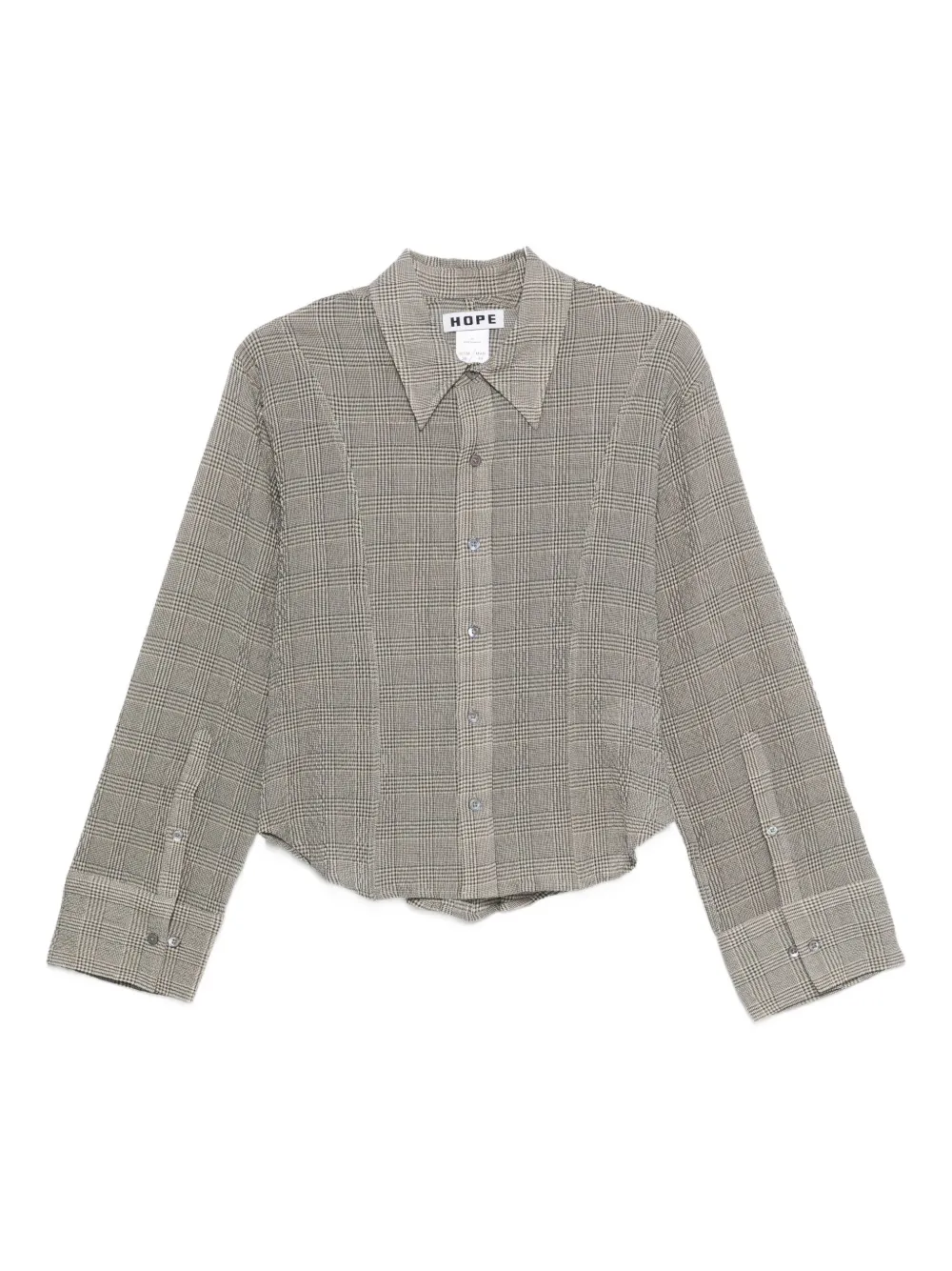 Клетчатая рубашка с жатым эффектом Hope, серый
Клетчатая рубашка с жатым эффектом Hope, серый