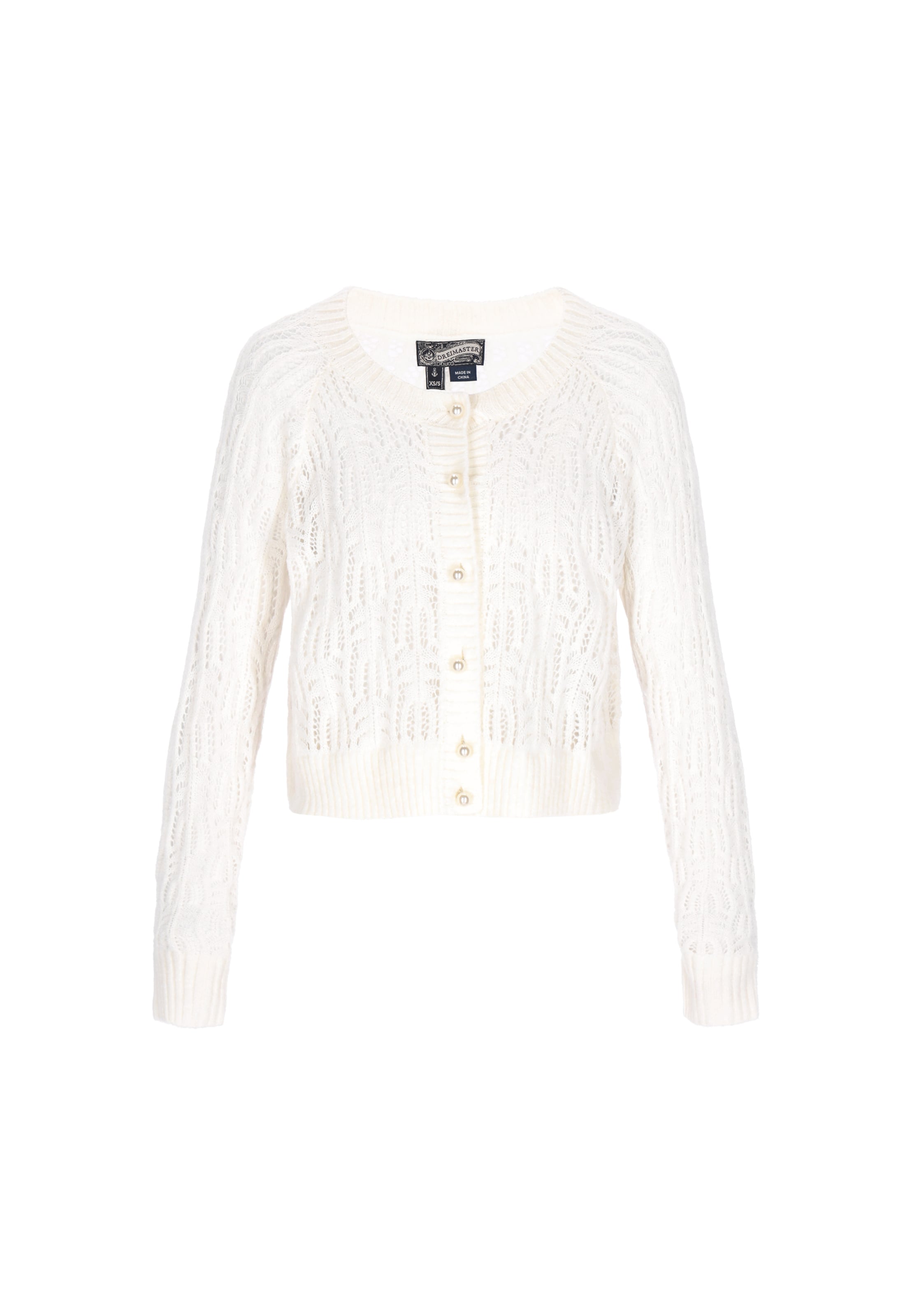 DreiMaster Vintage Кардиган из трикотажа в цвете off white
DreiMaster Vintage Кардиган из трикотажа в цвете off white