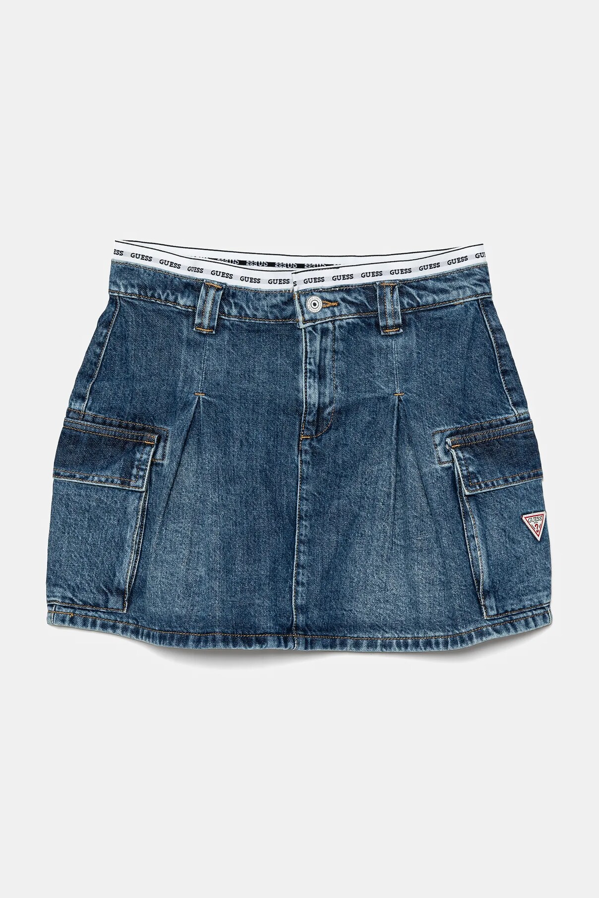 Джинсовая юбка для детей Guess, темно-синий
Джинсовая юбка для детей Guess, темно-синий