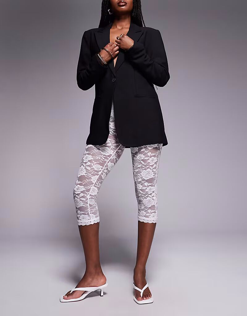 Капри из кружева River Island белого цвета
Капри из кружева River Island белого цвета