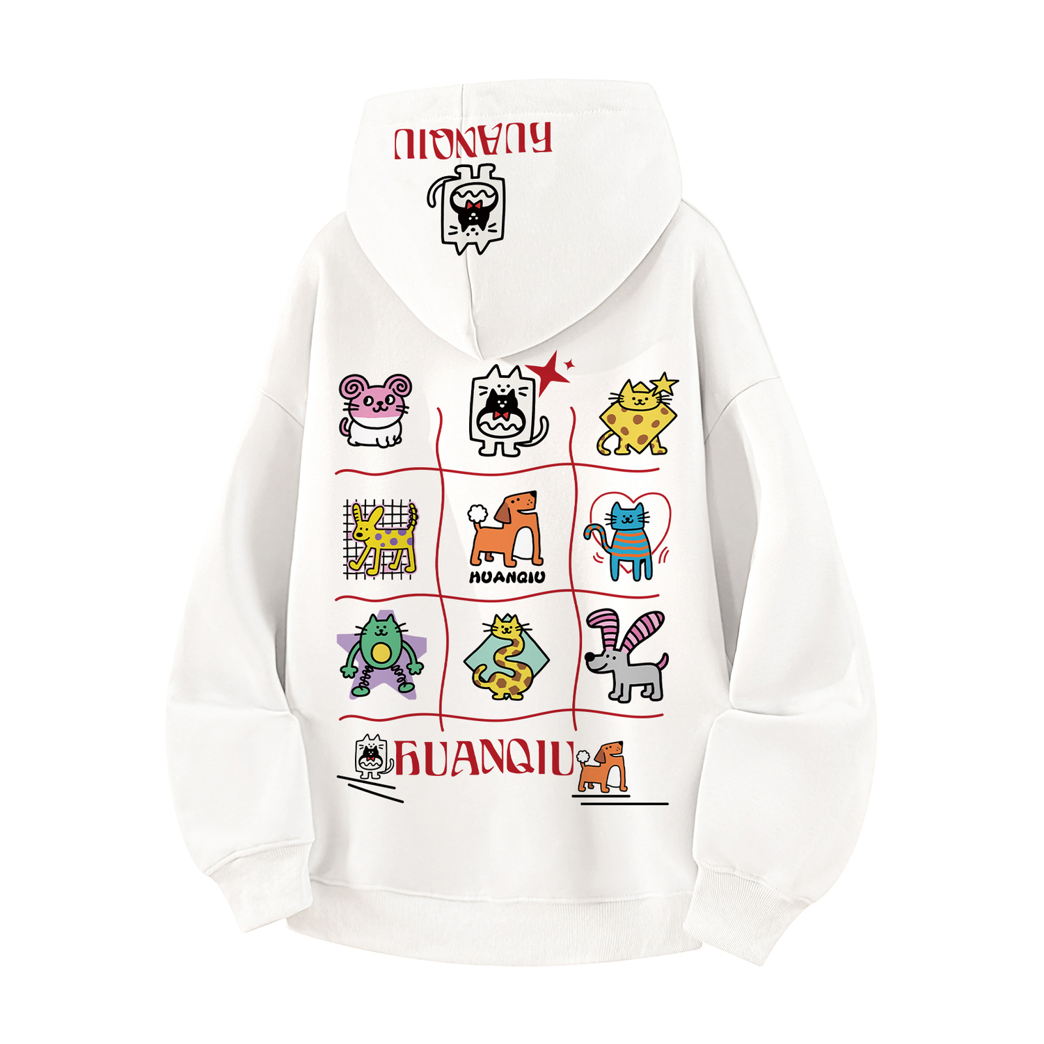 Толстовка Unisex Hooded Moderate Heavyweight HUANQIU, белый (красный )
Толстовка Unisex Hooded Moderate Heavyweight HUANQIU, белый (красный )
