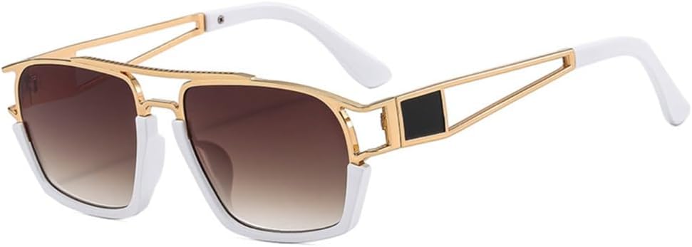 Винтажные панк-солнцезащитные очки большого размера для мужчин и женщин, ретро-солнцезащитные очки с градиентной оправой из сплава, защита от УФ-излучения UV400 HDUBFY, 5
Винтажные панк-солнцезащитные очки большого размера для мужчин и женщин, ретро-солнцезащитные очки с градиентной оправой из сплава, защита от УФ-излучения UV400 HDUBFY, 5