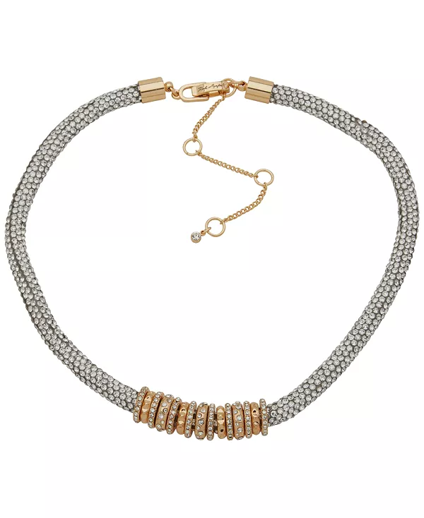 Ожерелье-Ошейник с удлинительной цепочкой золотистого оттенка Karl Lagerfeld Paris, 2-tone
Ожерелье-Ошейник с удлинительной цепочкой золотистого оттенка Karl Lagerfeld Paris, 2-tone