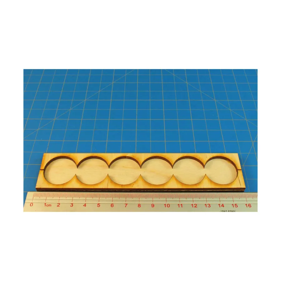 Поднос для рангов - форма 6x1, круглые основания 20 мм, Miniature Movement Trays - Rank (Litko Aerosystems)
Поднос для рангов - форма 6x1, круглые основания 20 мм, Miniature Movement Trays - Rank (Litko Aerosystems)