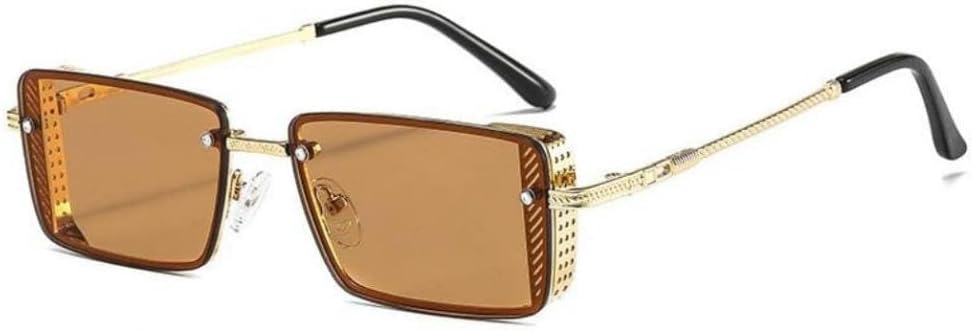 Модные прямоугольные солнцезащитные очки для женщин и мужчин, с полой декоративной оправой из сплава, цветными линзами, в стиле панк, с защитой от УФ-излучения UV400 MTZJH, C4
Модные прямоугольные солнцезащитные очки для женщин и мужчин, с полой декоративной оправой из сплава, цветными линзами, в стиле панк, с защитой от УФ-излучения UV400 MTZJH, C4