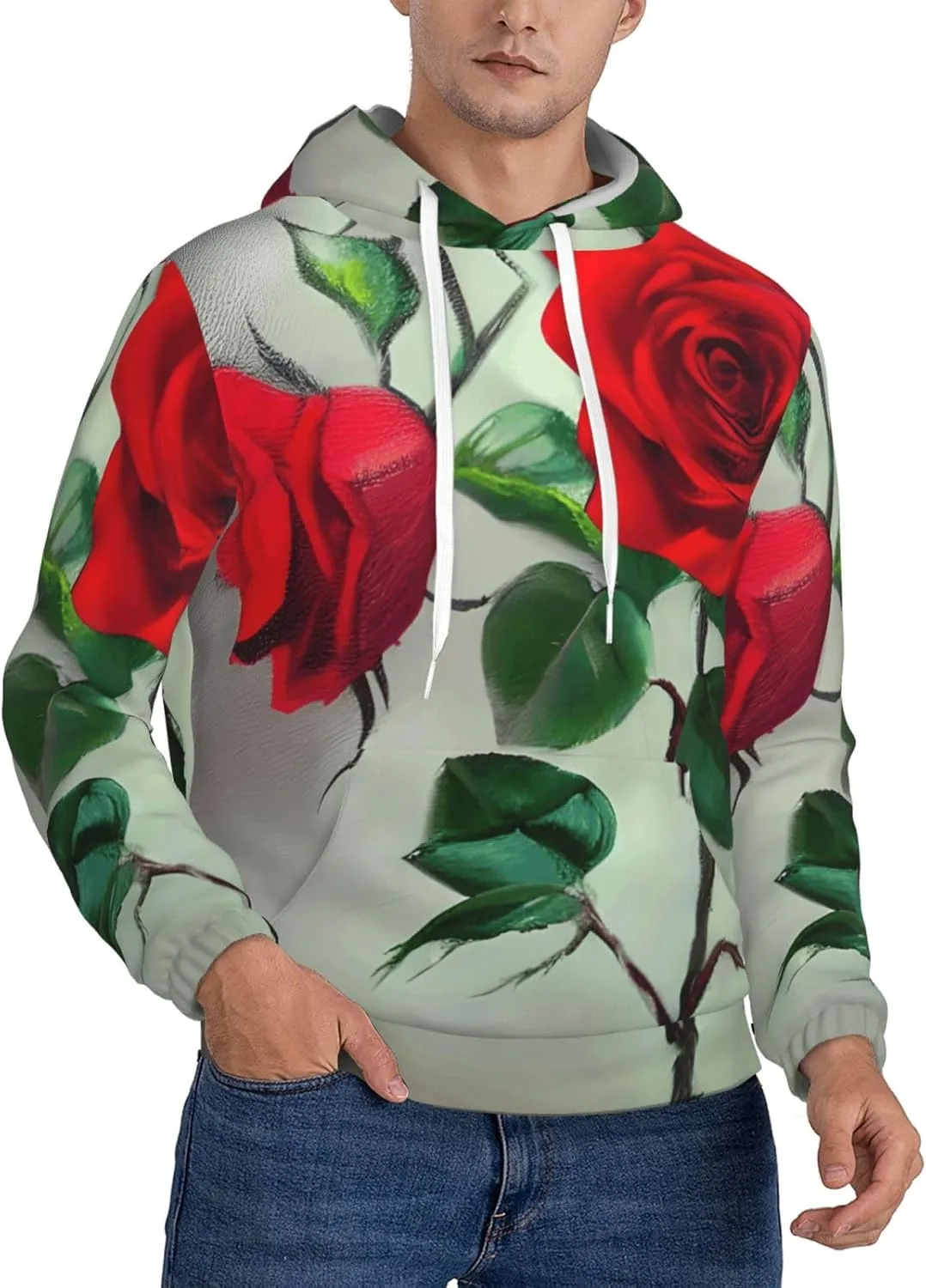 Толстовка с капюшоном BaerK для мужчин, с принтом красной розы, на молнии
Толстовка с капюшоном BaerK для мужчин, с принтом красной розы, на молнии