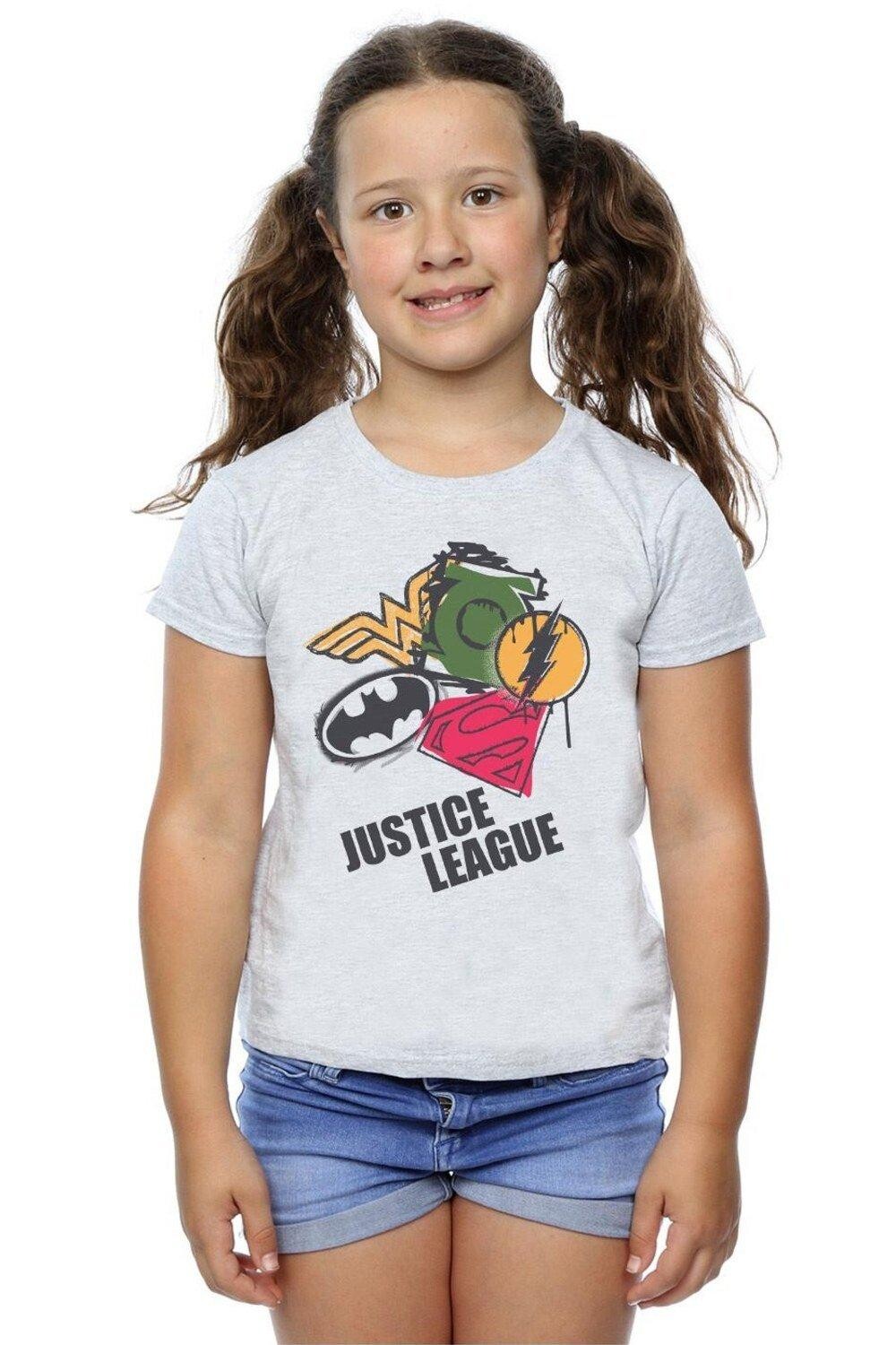 Хлопковая футболка с логотипом «Лига справедливости» DC Comics, серый
Хлопковая футболка с логотипом «Лига справедливости» DC Comics, серый