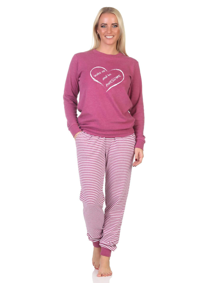 Пижама NORMANN Interlock langarm Bündchen Herzmotiv, красный
Пижама NORMANN Interlock langarm Bündchen Herzmotiv, красный