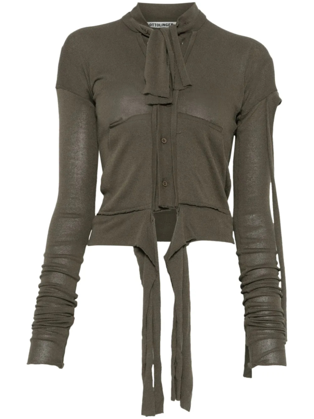 Ottolinger деконструированный кардиган, зеленый 
Ottolinger деконструированный кардиган, зеленый