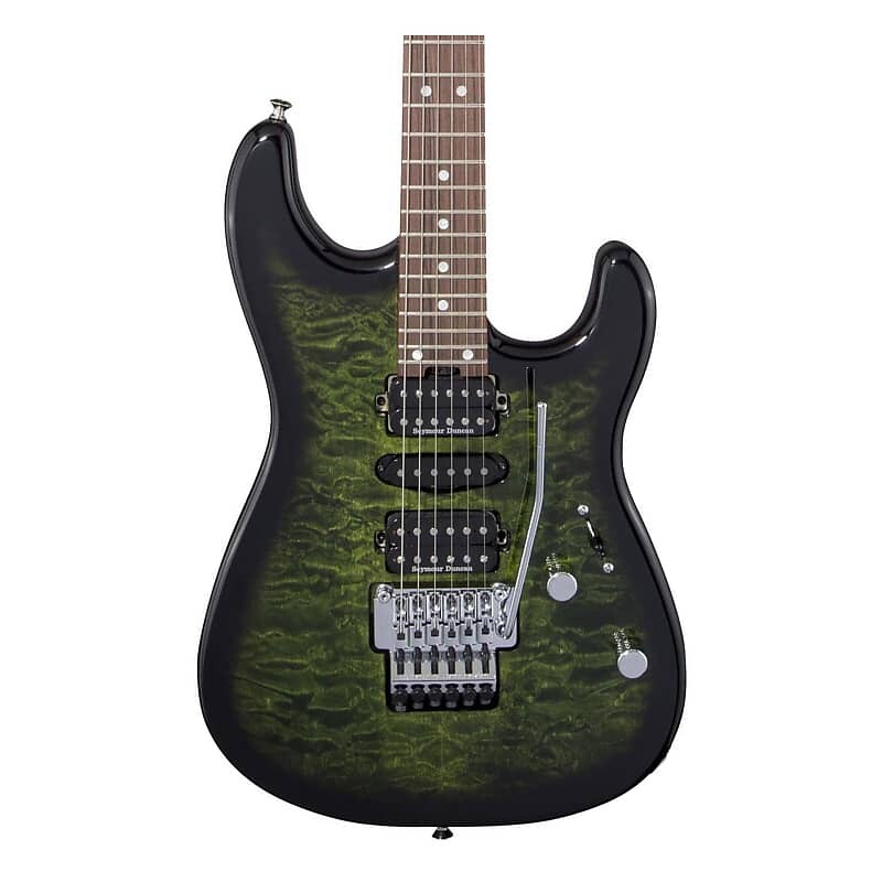 Электрогитара Charvel MJ San Dimas Style 1 HSH FR PF QM Guitar - Transparent Green Burst
Электрогитара Charvel MJ San Dimas Style 1 HSH FR PF QM Guitar - Transparent Green Burst