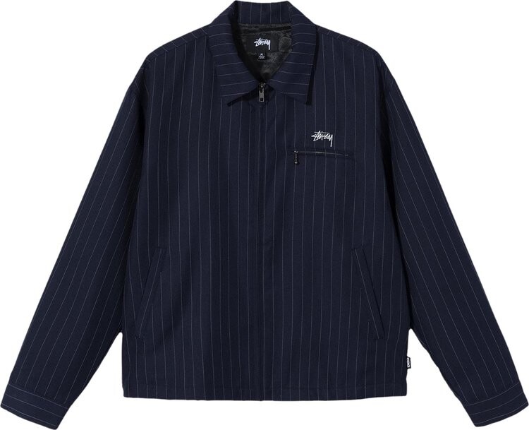 Куртка Stussy x Comme des Garçons Pin Striped Bing Jacket 'Navy', синий
Куртка Stussy x Comme des Garçons Pin Striped Bing Jacket 'Navy', синий