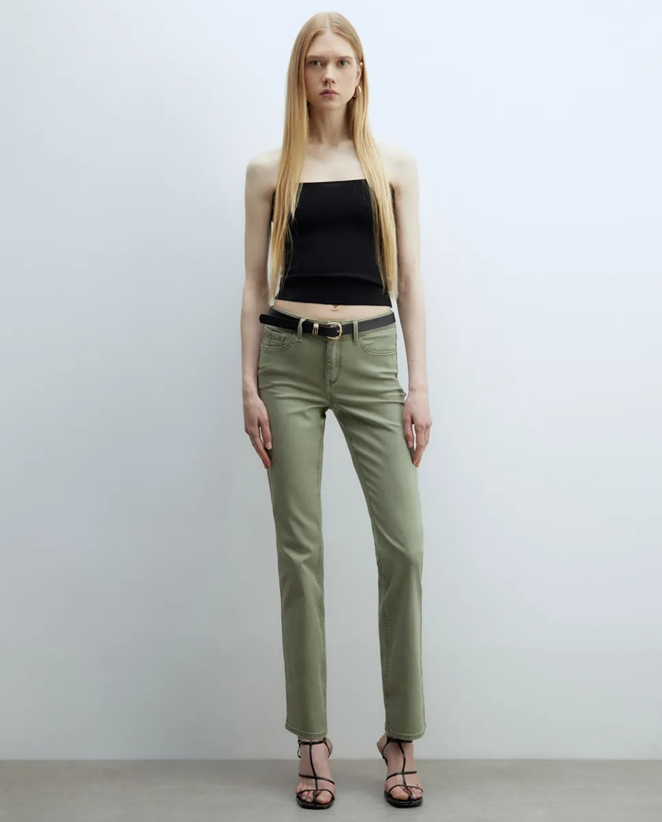 Узкие цветные джинсы Sfera, хаки
Узкие цветные джинсы Sfera, хаки