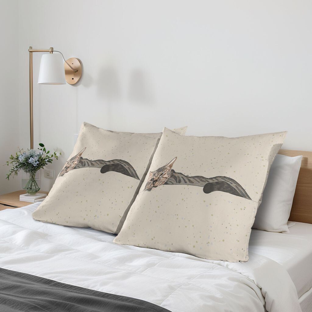 ABAKUHAUS Чехол для подушки с изображением кота, набор из 2 шт., Sketch Grunge Design Sleepy Animal Friendly Art Графический рисунок в мультяшном стиле, Чехол для подушки с декоративным принтом, 80 x 80 см, Бежево-серый
ABAKUHAUS Чехол для подушки с изображением кота, набор из 2 шт., Sketch Grunge Design Sleepy Animal Friendly Art Графический рисунок в мультяшном стиле, Чехол для подушки с декоративным принтом, 80 x 80 см, Бежево-серый