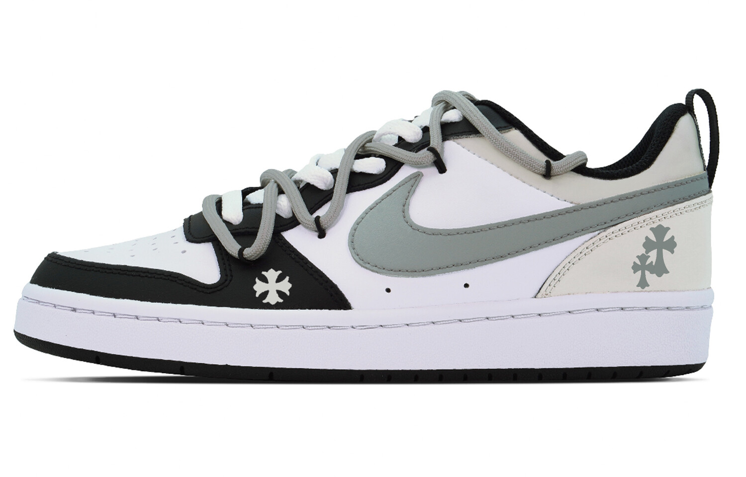 Кроссовки Nike Court Borough Skateboarding Shoes Women's Low-top Blue-gray Black And White, серый
Кроссовки Nike Court Borough Skateboarding Shoes Women's Low-top Blue-gray Black And White, серый