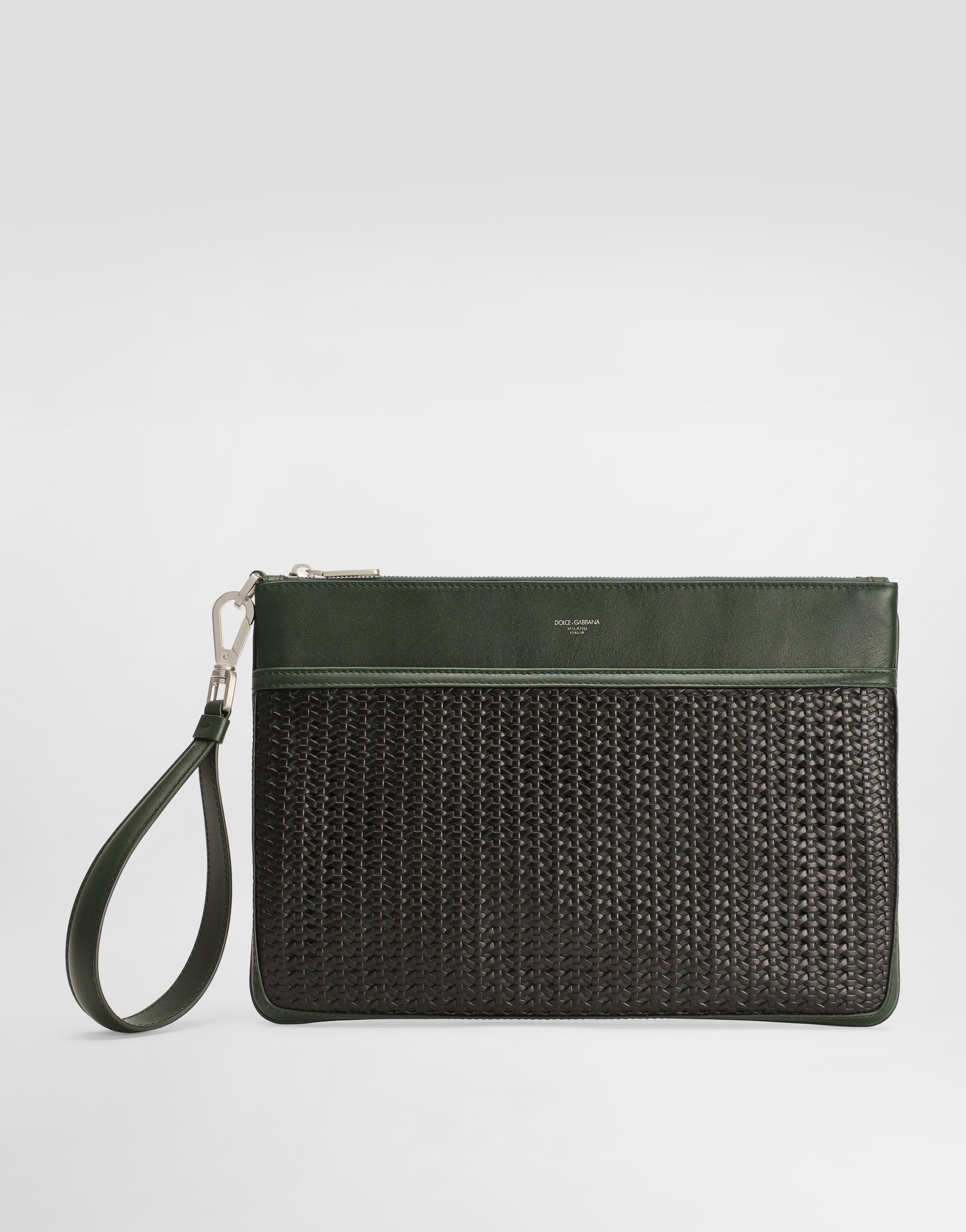 Косметичка из плетеной телячьей кожи plongé Dolce & Gabbana, мультиколор
Косметичка из плетеной телячьей кожи plongé Dolce & Gabbana, мультиколор