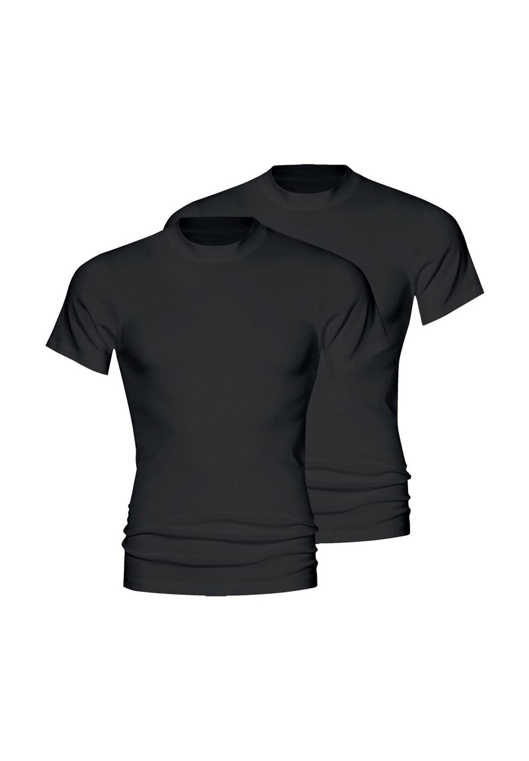 Майка/рубашка с короткими рукавами, 2 шт. сухого хлопка в упаковке mey, черный 
Майка/рубашка с короткими рукавами, 2 шт. сухого хлопка в упаковке mey, черный