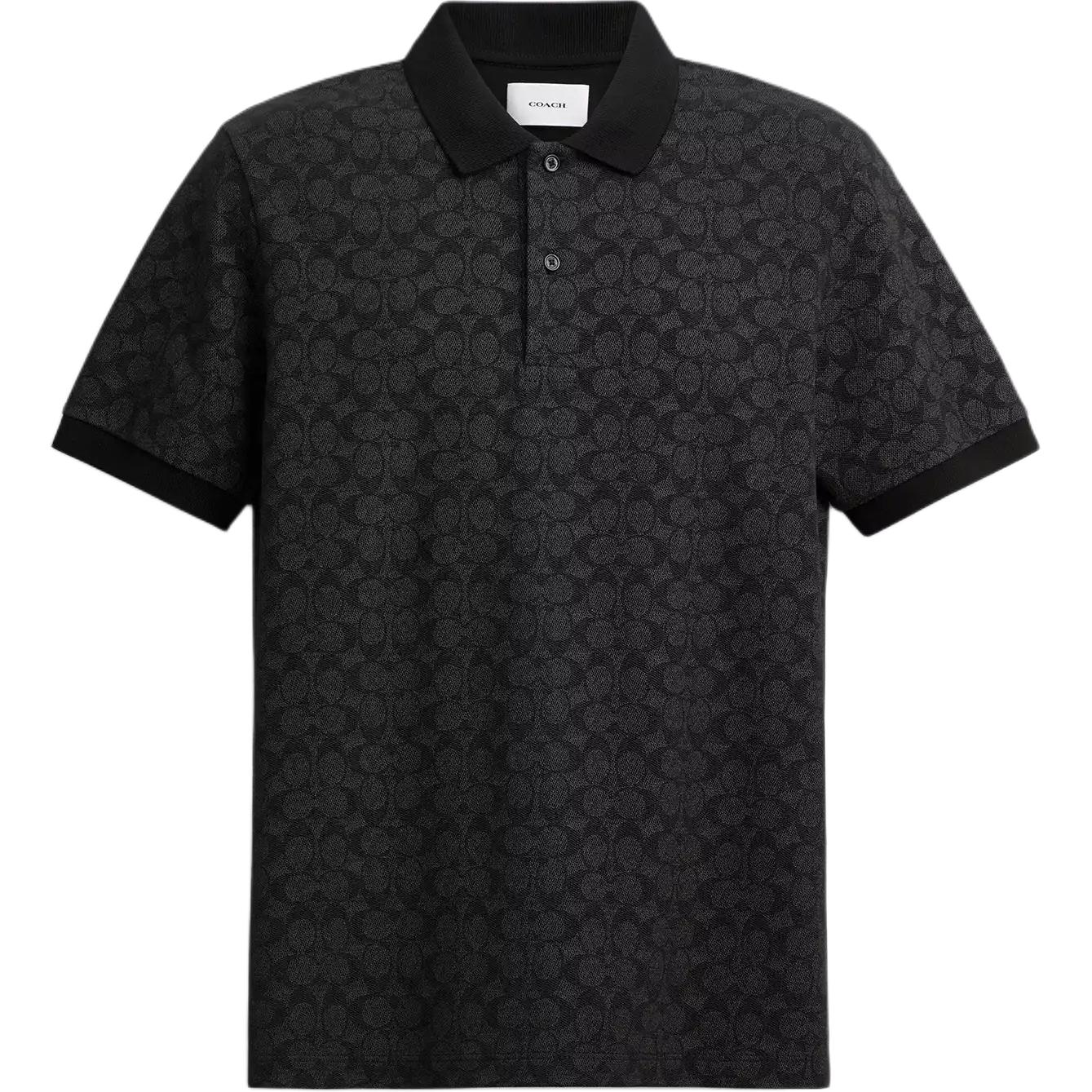 COACH Мужская черная поло, Черный, COACH Мужская черная поло
COACH Мужская черная поло, Черный, COACH Мужская черная поло