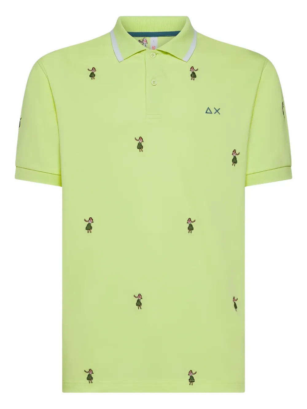 Рубашка-поло с вышитыми деталями Sun68, желтый
Рубашка-поло с вышитыми деталями Sun68, желтый