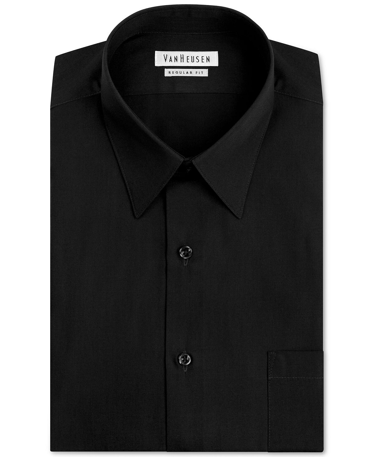 Мужская рубашка классического кроя из поплина с заостренным воротником Van Heusen, черный
Мужская рубашка классического кроя из поплина с заостренным воротником Van Heusen, черный