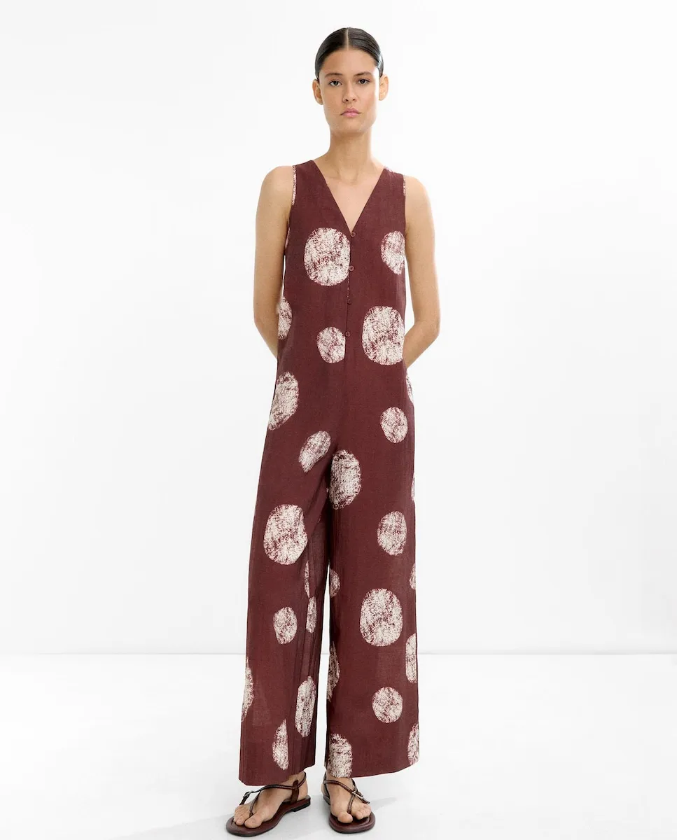 Длинное платье без рукавов в горошек Parfois, серовато-красный
Длинное платье без рукавов в горошек Parfois, серовато-красный