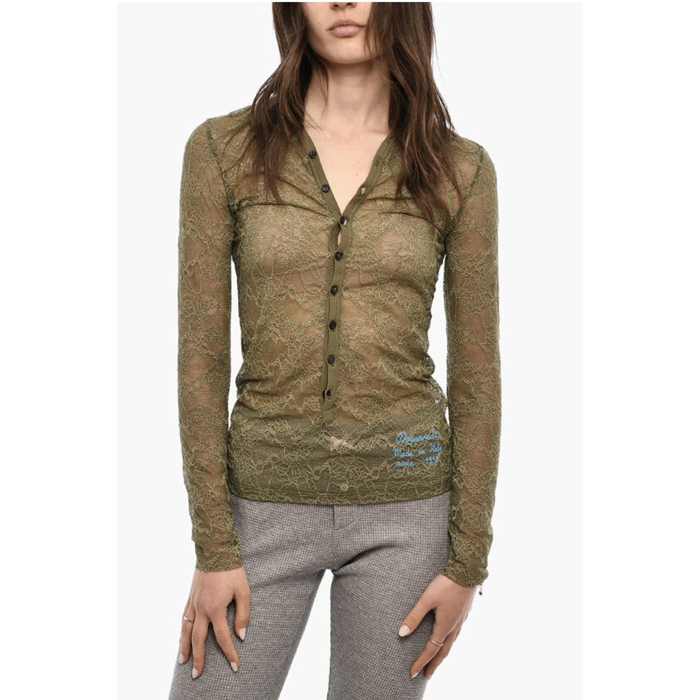 Топ Slim Fit с пуговицами Dsquared2, Green
Топ Slim Fit с пуговицами Dsquared2, Green