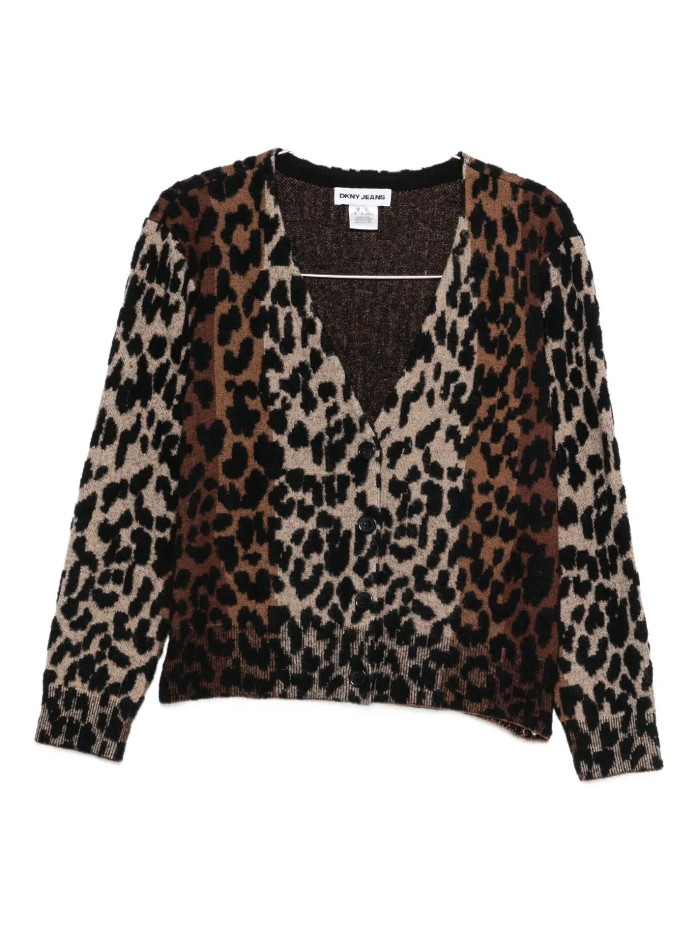 Кардиган с V-образным вырезом и анималистичным принтом Dkny, нейтральный
Кардиган с V-образным вырезом и анималистичным принтом Dkny, нейтральный