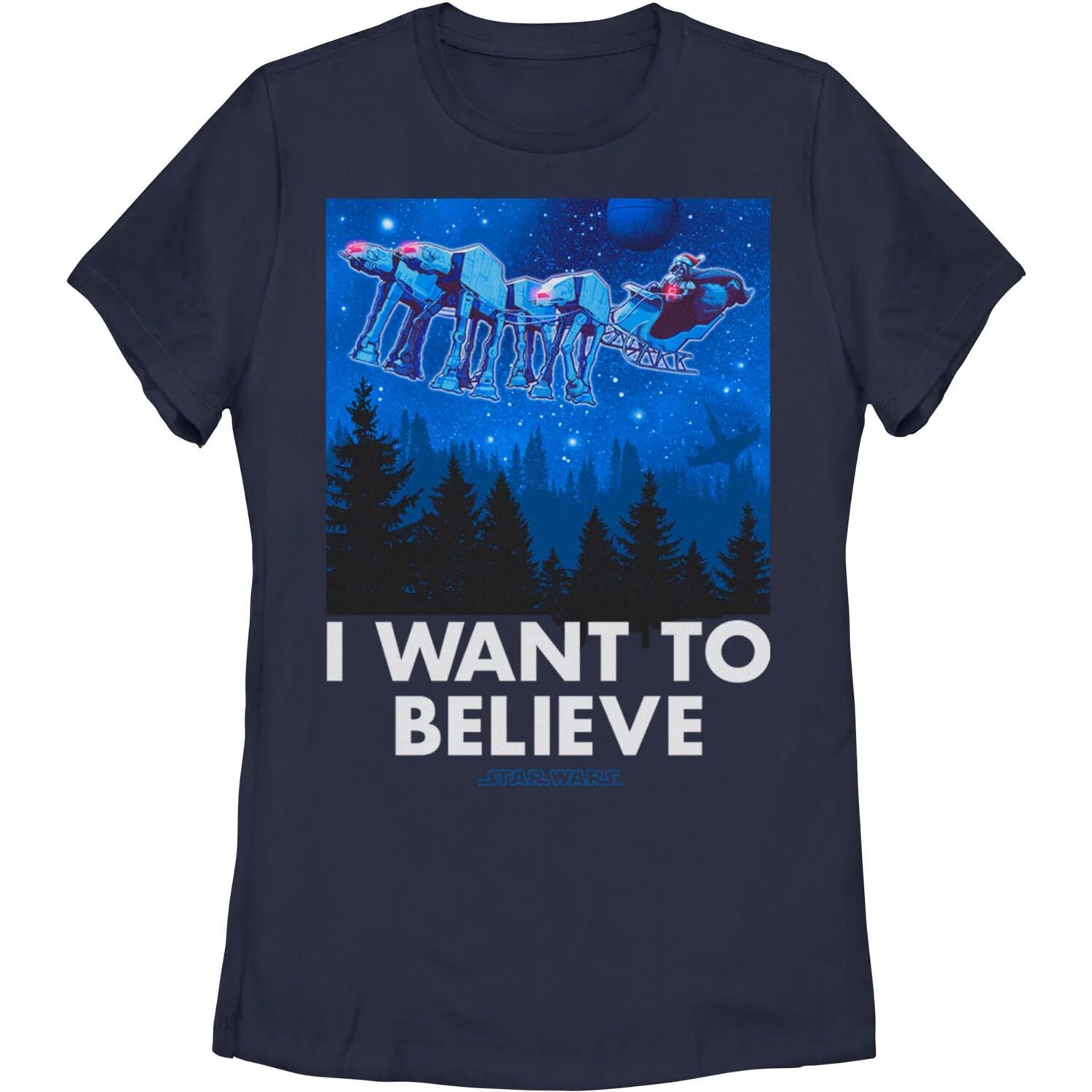 Детская футболка с рисунком «Звездные войны: Санта-Вейдер и летающие имперские ходоки» Star Wars, темно-синий
Детская футболка с рисунком «Звездные войны: Санта-Вейдер и летающие имперские ходоки» Star Wars, темно-синий