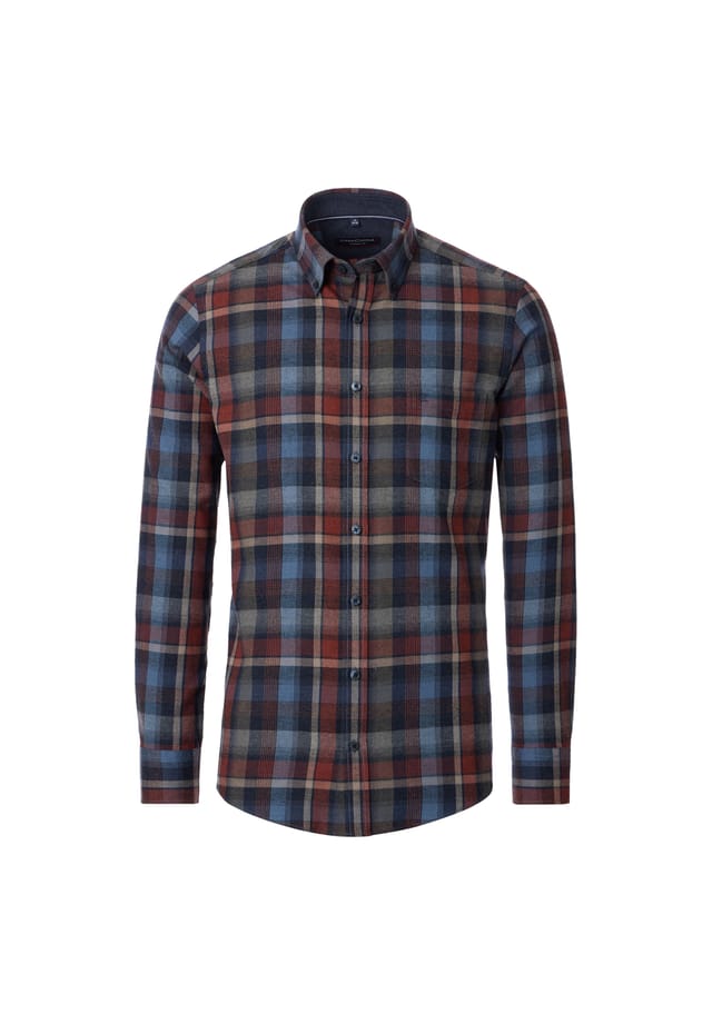 Рубашка фланелевая свободного покроя в клетку Casamoda, красный
Рубашка фланелевая свободного покроя в клетку Casamoda, красный