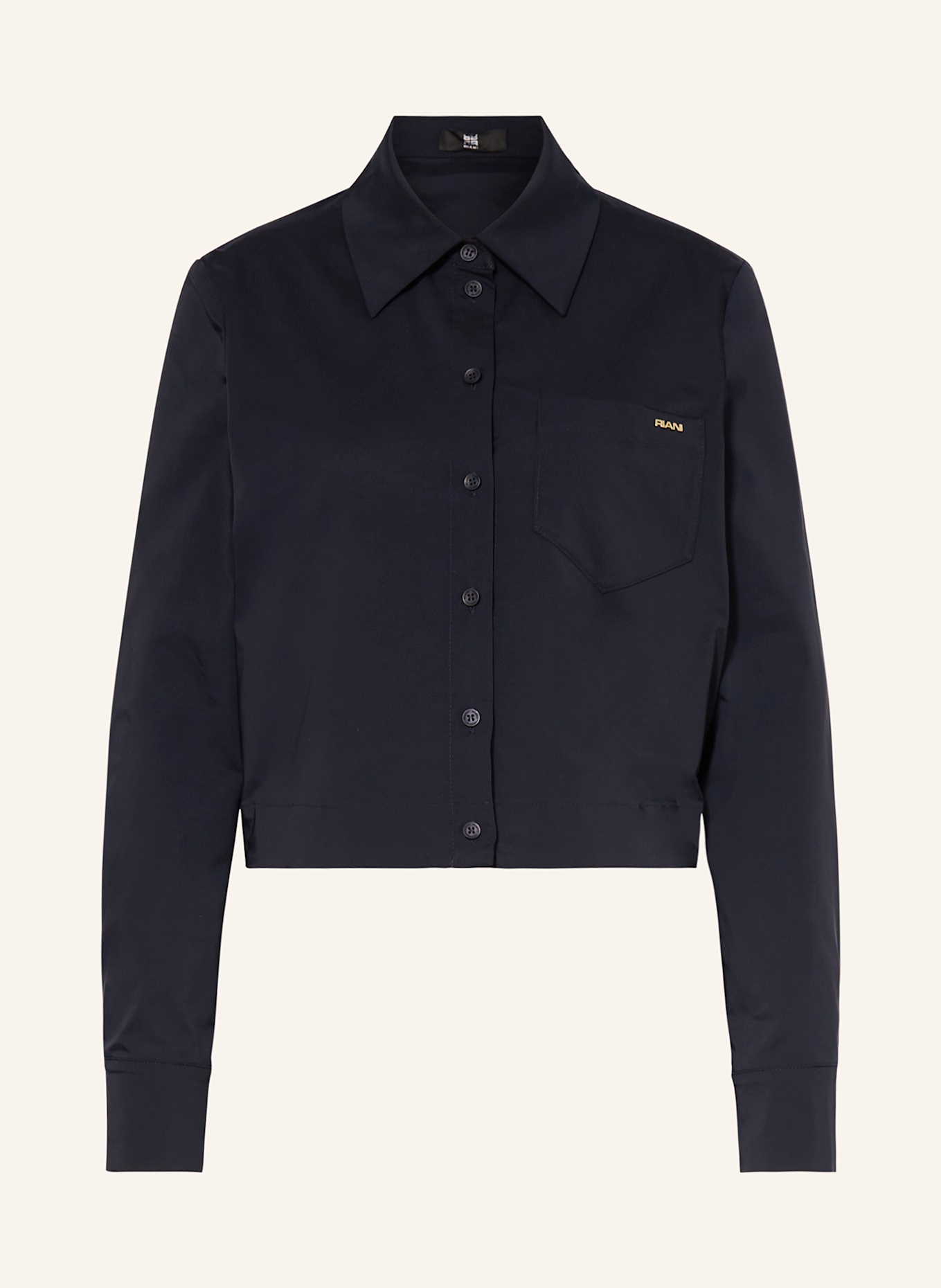 Укороченная блузка-рубашка Riani, синий
Укороченная блузка-рубашка Riani, синий