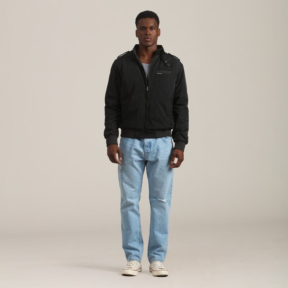 Мужская стеганая подкладка Iconic Racer (облегающий крой) Members Only, черный
Мужская стеганая подкладка Iconic Racer (облегающий крой) Members Only, черный