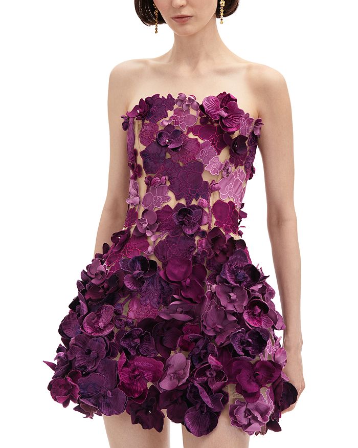 Коктейльное платье без бретелек «Орхидея» Oscar de la Renta, фиолетовый
Коктейльное платье без бретелек «Орхидея» Oscar de la Renta, фиолетовый