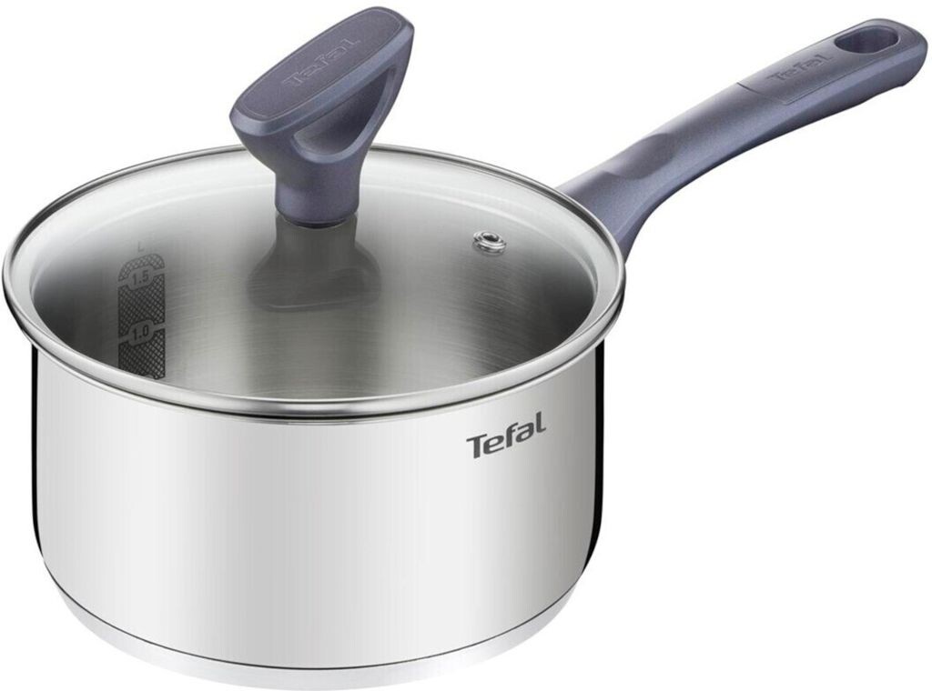 Кастрюля TEFAL из нержавеющей стали со стеклянной крышкой, индукционная, Daily Cook, 1,5 л
Кастрюля TEFAL из нержавеющей стали со стеклянной крышкой, индукционная, Daily Cook, 1,5 л