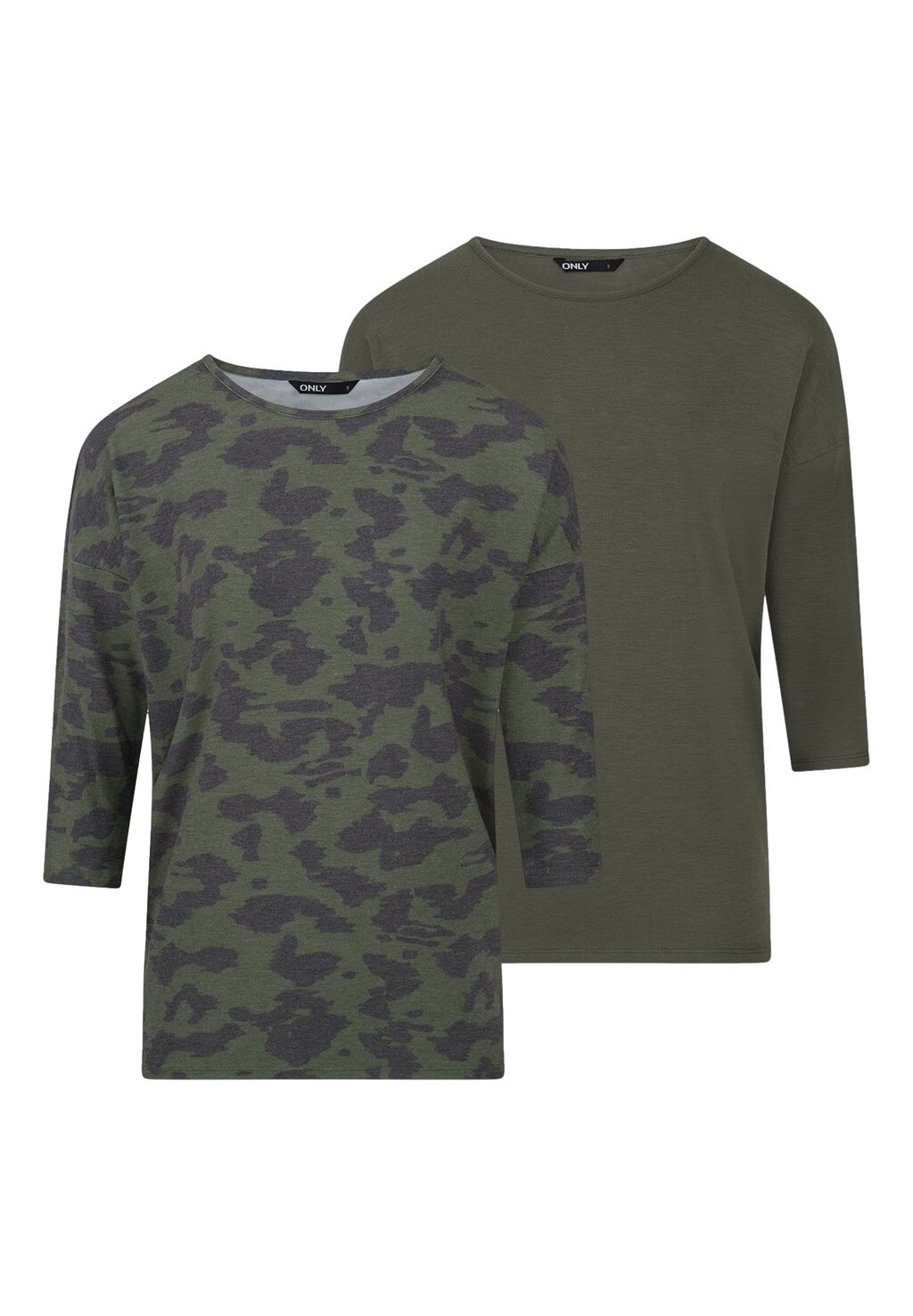 Топ с длинными рукавами GLAMOUR 2 PACK ONLY, хаки
Топ с длинными рукавами GLAMOUR 2 PACK ONLY, хаки