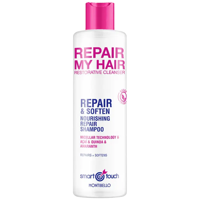 Montibello Smart Touch Repair Мицеллярный шампунь Repair My Hair, 300 мл
Montibello Smart Touch Repair Мицеллярный шампунь Repair My Hair, 300 мл