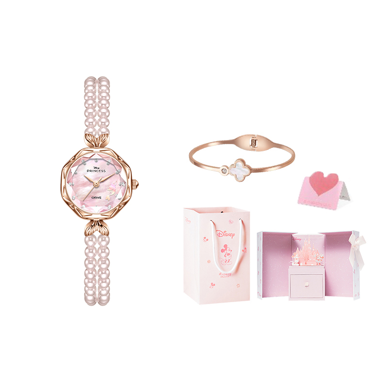 Часы Princess Mermaid Ocean's Heart с кварцевым механизмом, ремешок из сплава, женские часы, циферблат цвета перламутра Disney
Часы Princess Mermaid Ocean's Heart с кварцевым механизмом, ремешок из сплава, женские часы, циферблат цвета перламутра Disney