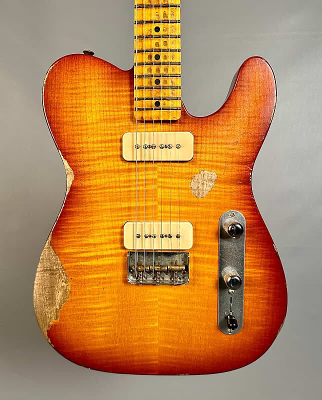 Fender Custom Shop Austin MacNutt Masterbuilt P-90 Telecaster Heavy Relic Tobacco Sunburst
Fender Custom Shop Austin MacNutt Masterbuilt P-90 Telecaster Heavy Relic Tobacco Sunburst