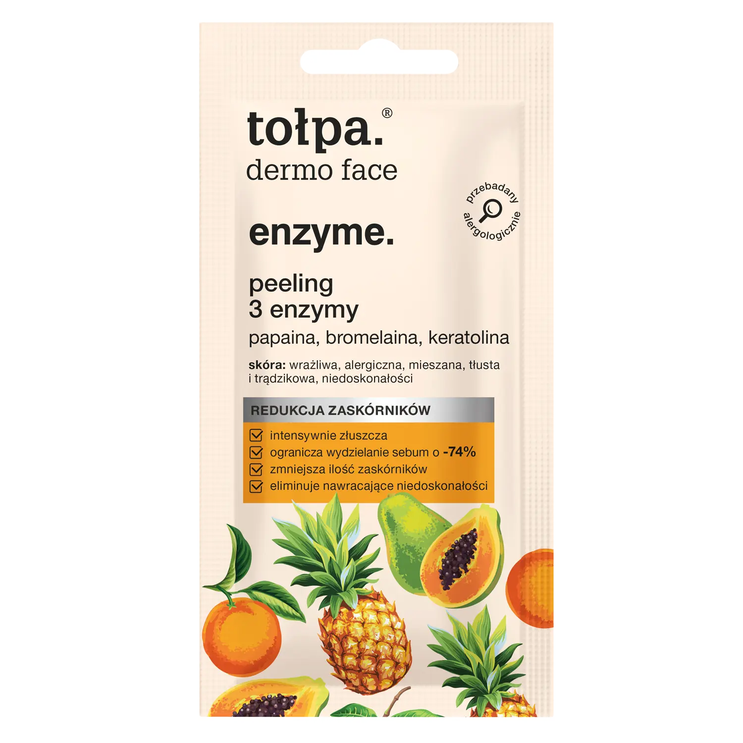 Tołpa Dermo Face Enzyme пилинг 3 энзима, 8 мл
Tołpa Dermo Face Enzyme пилинг 3 энзима, 8 мл